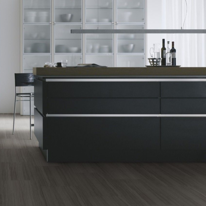 Вінілова підлога WINEO - DB00016 - 600 Stone Lava Black клейова