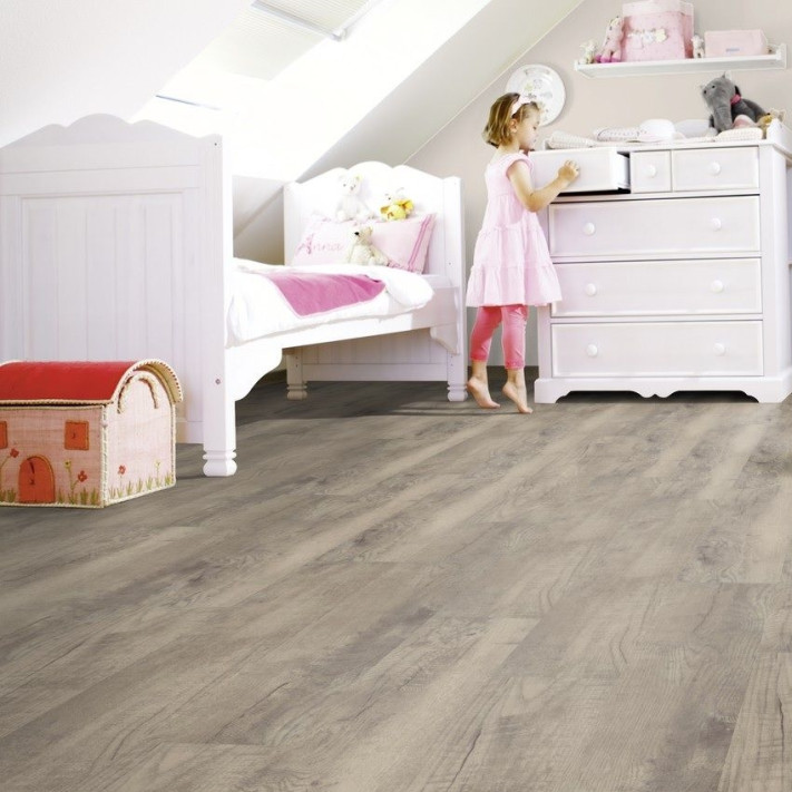 Вінілова підлога WINEO - DB00003 - 600 Wood Chateau Grey клейова