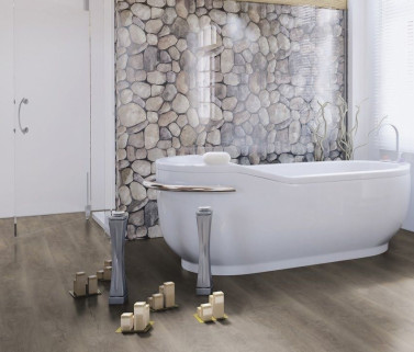 Виниловый пол WINEO - DB00005 - 600 Wood Aurelia Grey клеевой