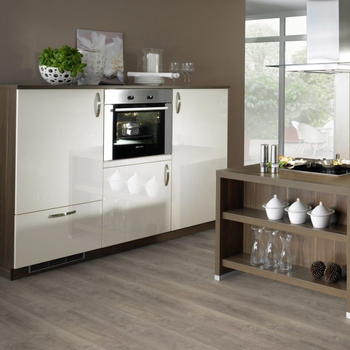 Вінілова підлога WINEO - DB00005 - 600 Wood Aurelia Grey клейова