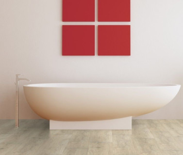 Виниловый пол WINEO - DB00032 - 600 Wood XL Victoria Oak White клеевой