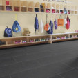 Виниловый пол WINEO - DB00085 - 800 Stone XL Dark Slate клеевой