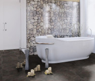 Вінілова підлога WINEO - DB00087 - 800 Stone XL Silver Slate клейова