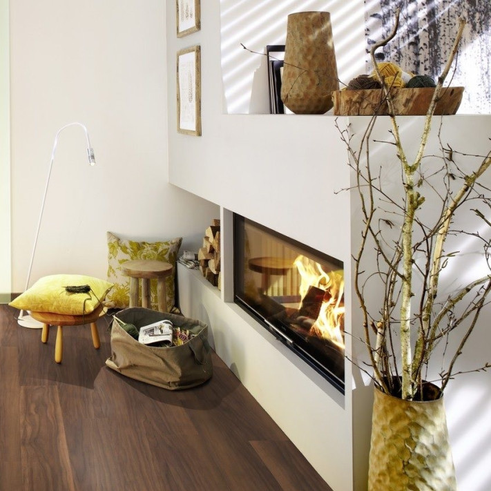 Виниловый пол WINEO - DB00083 - 800 Wood Sardinia Wild Walnut клеевой