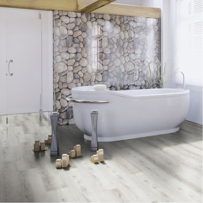 Вінілова підлога WINEO - DB00104 - 400 Wood Moonlight Pine Pale клейова