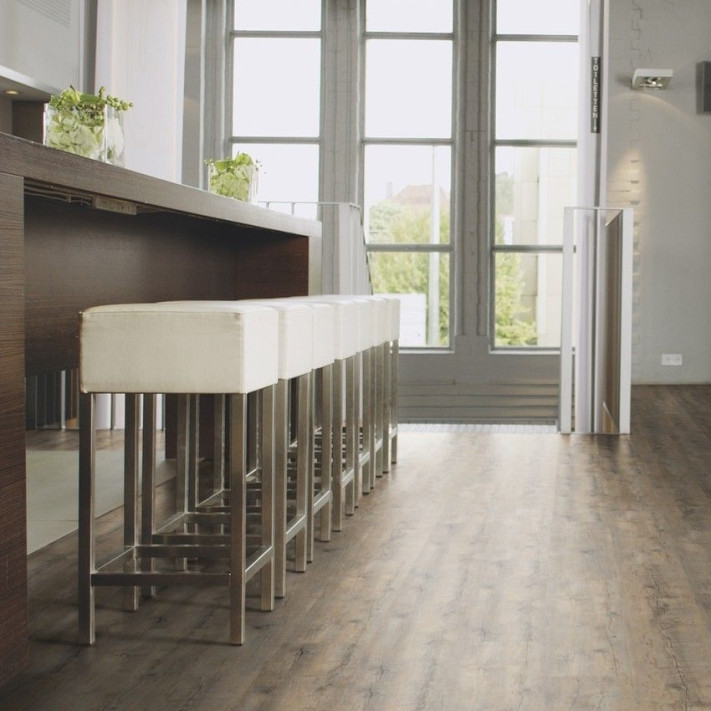 Виниловый пол WINEO - DLC00110 - 400 Wood Embrace Oak Grey замок