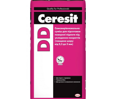 Самовыравнивающаяся смесь Ceresit DD (25кг)