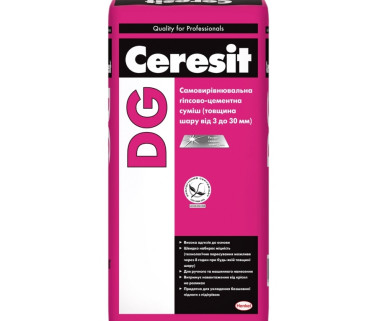Самовыравнивающаяся смесь Ceresit DG (25кг)