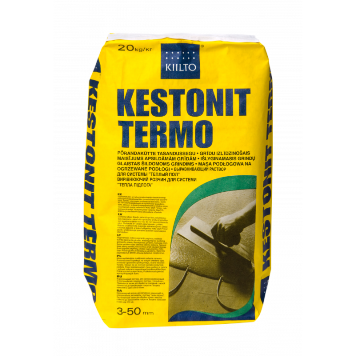 Вирівнююча суміш Kiilto Kestonit Termo (20кг) Вирівнююча суміш Kiilto Kestonit Termo (20кг)