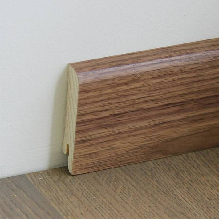 Дерев'яний плінтус Pedross Walnut American Varnished (70мм)