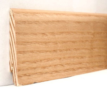 Плинтус Kluchuk Евро KLE60-04 Ясень Натуральный (60мм)