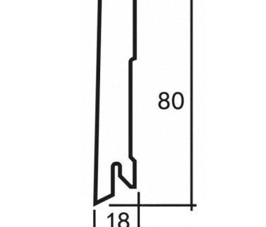Плинтус Kluchuk Модерн KLM80-08 Венге (80мм)