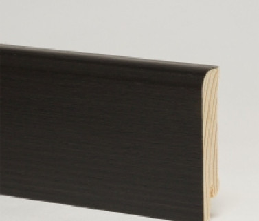 Деревянный плинтус Pedross дуб черный прямой (70мм)