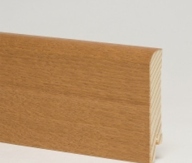 Деревянный плинтус Pedross дуб коньяк прямой (70мм)