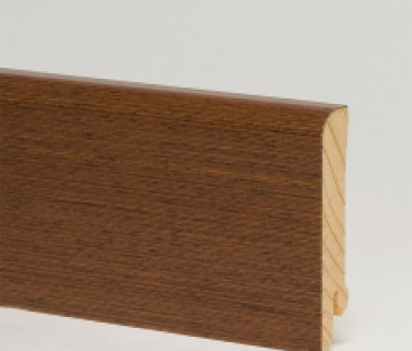 Деревянный плинтус Pedross венге прямой (70мм)