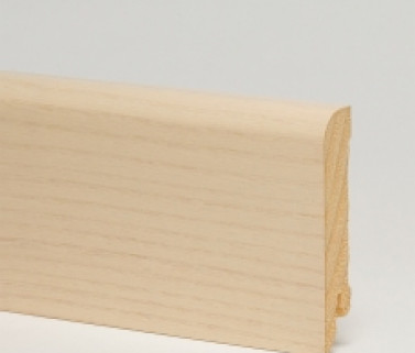 Деревянный плинтус Pedross ясень беленый прямой (70мм)