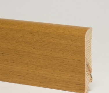 Деревянный плинтус Pedross дуб бронза прямой (70мм)