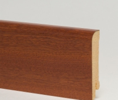 Деревянный плинтус Pedross махагон прямой (70мм)
