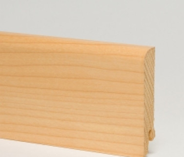 Деревянный плинтус Pedross клен прямой (70мм)