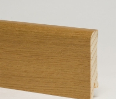 Деревянный плинтус Pedross дуб дым прямой (70мм)