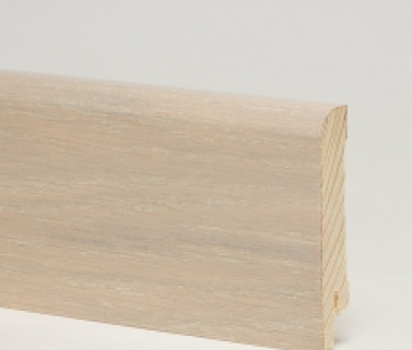 Деревянный плинтус Pedross дуб арктика прямой (70мм)
