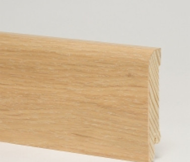 Деревянный плинтус Pedross дуб латте прямой (70мм)