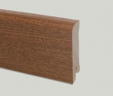 Деревянный плинтус Pedross дуб карри прямой (70мм)