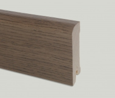 Деревянный плинтус Pedross дуб оберон/рок солт прямой (70мм)