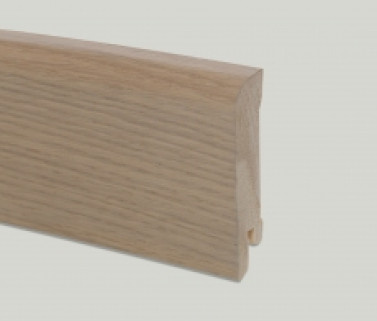 Деревянный плинтус Pedross дуб мист прямой (70мм)